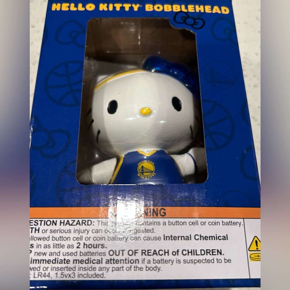 Golden State Warriors Hello Kitty Bobble Head